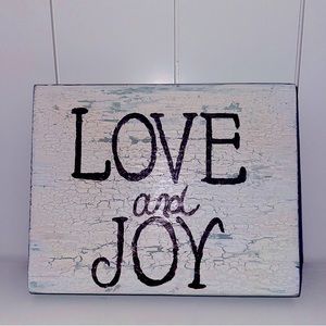 All Wood Love & Joy Block